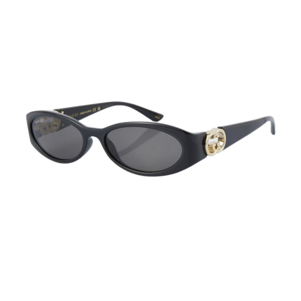 Óculos de Sol Gucci Preto Oval Frame