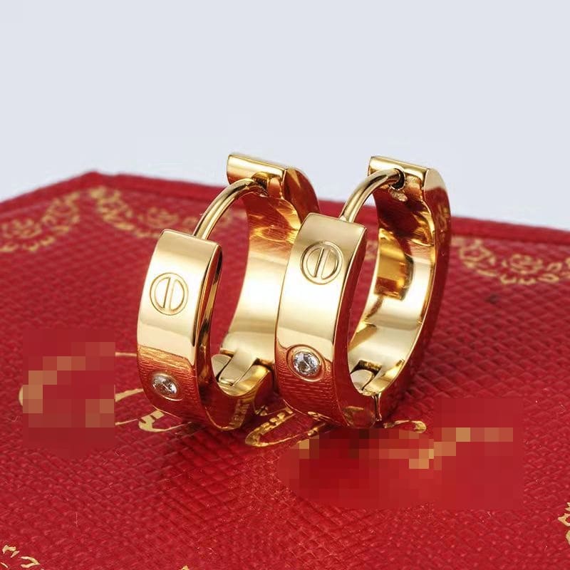 Brinco Circular Hipoalergênico Feminino - Versão Rosê - Lojas LA