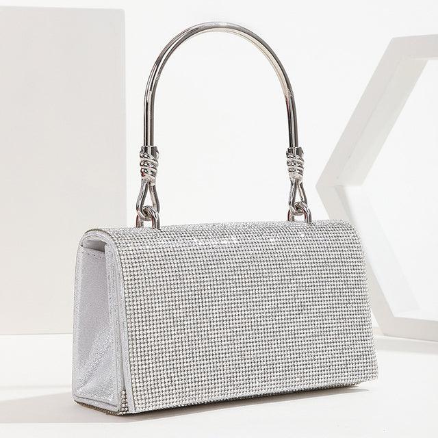 Bolsa Feminina de Cristal Modelo MALIBU - Vista Lateral - Lojas LA