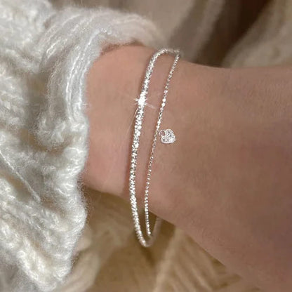 Pulseira Prata Esterlina com Pérolas Feminina Modelo 12 - Lojas LA