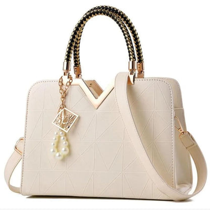 Bolsa de Luxo de Couro Premium para Mulheres - Detalhe Interior - Lojas LA