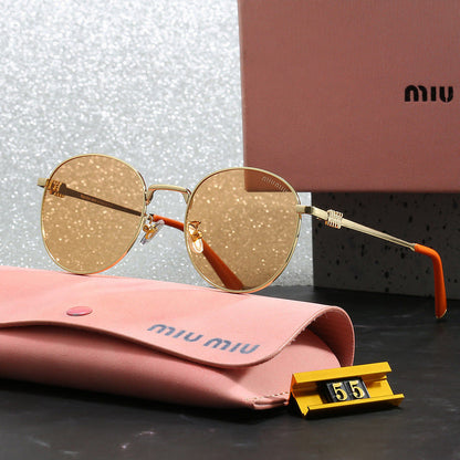 Óculos de Sol Feminino de Metal Miu Miu - Detalhe Armação - Lojas LA