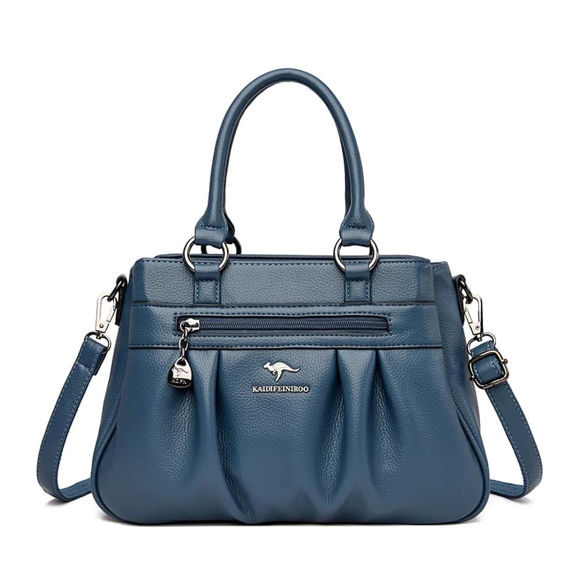 Bolsa de Couro Vintage para Mulheres Grande Capacidade - Vista Principal - Lojas LA