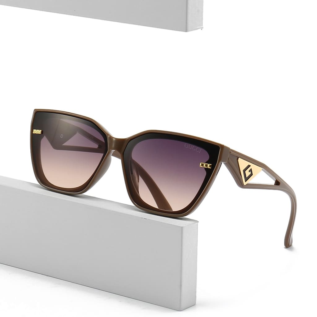 Óculos de Sol Feminino GC Design Moderno UV400 - Detalhe Hastes - Lojas LA