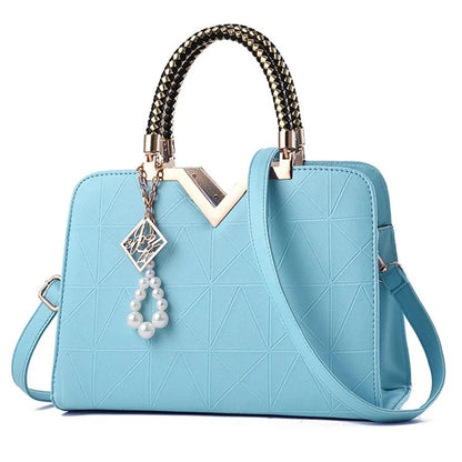 Bolsa de Luxo de Couro Premium para Mulheres - Vista Lateral - Lojas LA