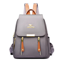 Bolsa Mochila de Couro Feminina Premium - Versão Cinza - Lojas LA