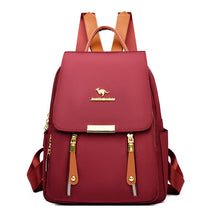 Bolsa Mochila de Couro Feminina Premium - Versão Vermelha - Lojas LA