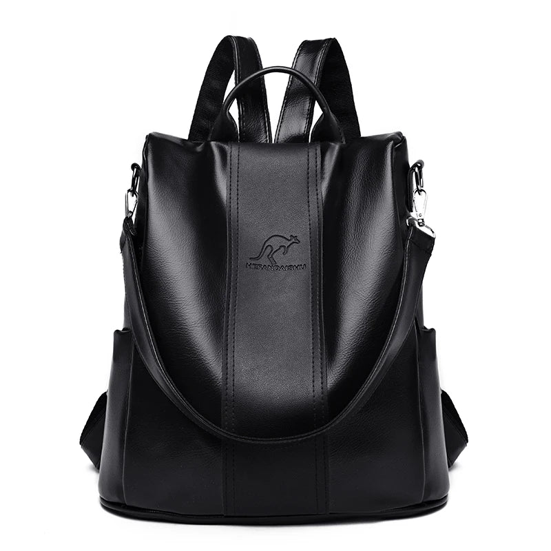 Mochila feminina designer antifurto para trabalho e viagem