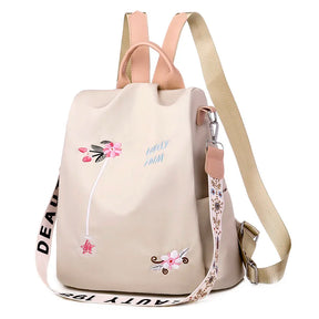 Bolsa Mochila Feminina 2 em 1 Premium Grande Capacidade - Vista Lateral - Lojas LA