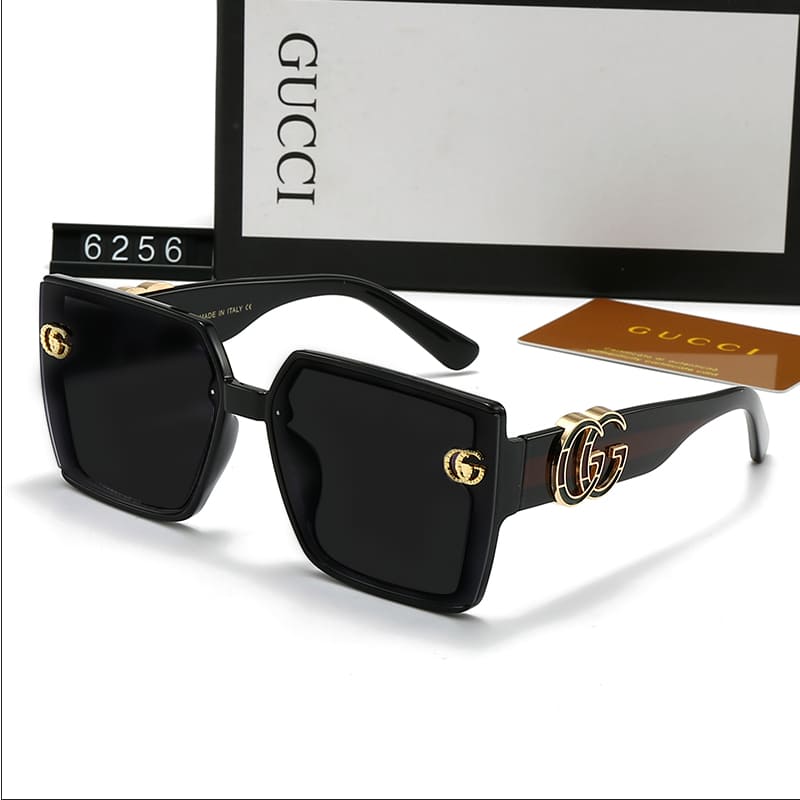 Óculos de Sol Feminino Quadrado GC - Versão Preta - Lojas LA