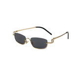 Óculos de Sol Gucci Eyewear Retangular Metálico - Vista Frontal - Lojas LA
