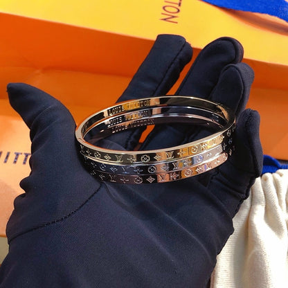 Pulseira Feminina Aço Inoxidável Requintada Rosê - Detalhe Acabamento - Lojas LA