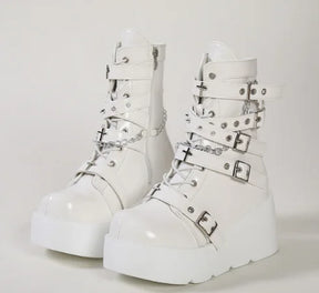 Bota Coturno Feminina Gotica - Modelo 02 Vista Principal - Lojas LA