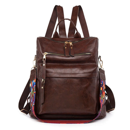 Mochila feminina vintage resistente à água estilo boho