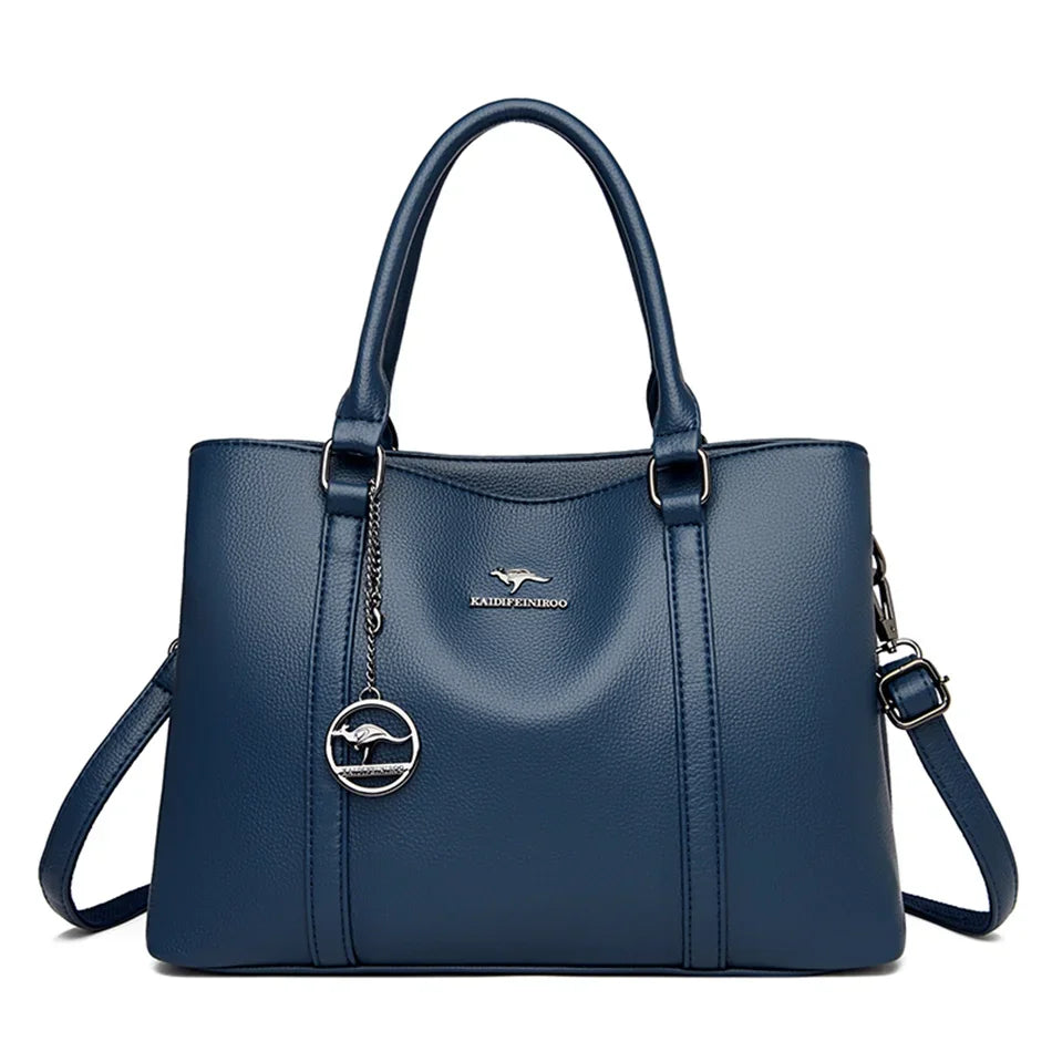 Bolsa Feminina de Couro Shoulder Bag — Acessório Moda Feminina | Lojas LA