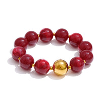 Bracelete Vermelho Escuro
