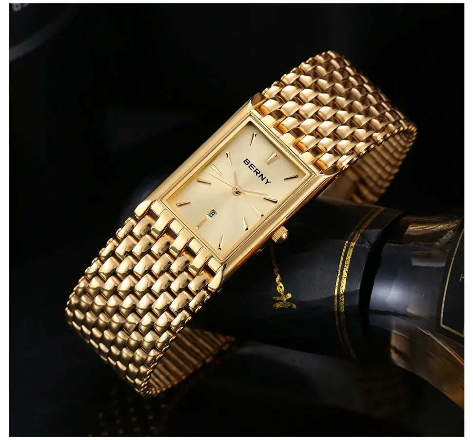 Relógio Feminino Dourado BERNY 2166L