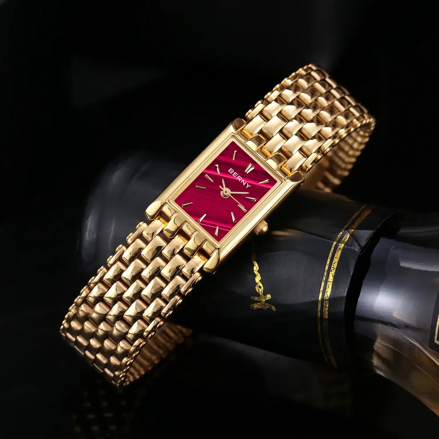 Relógio Feminino Dourado BERNY 2166L