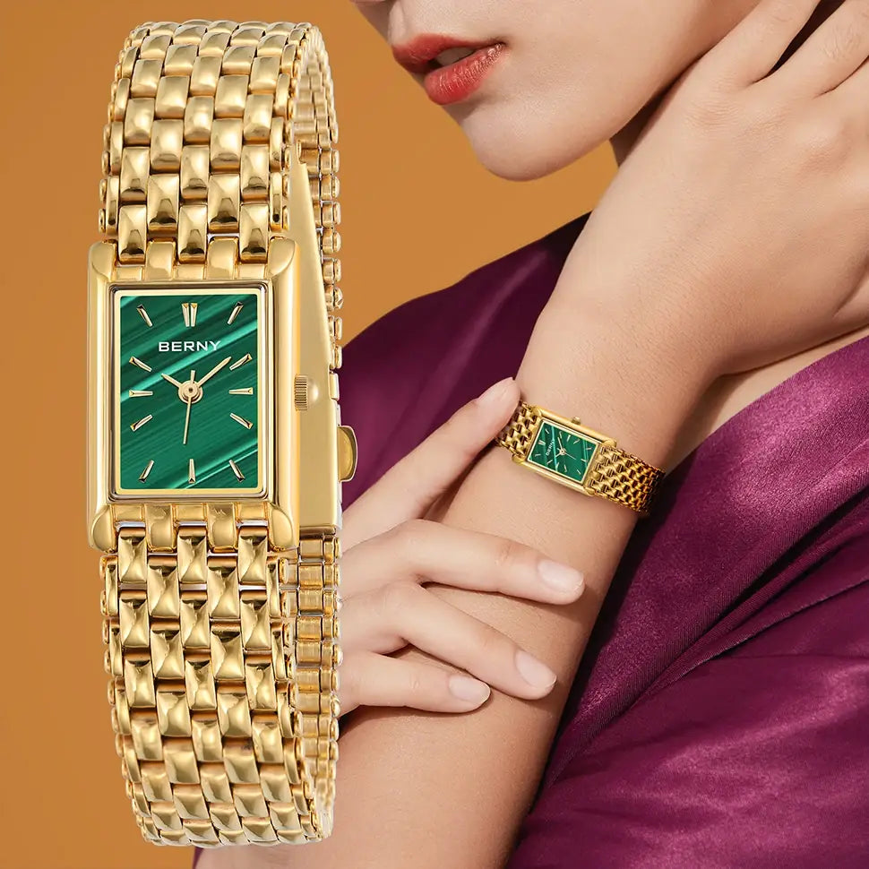Relógio Feminino Dourado BERNY 2166L