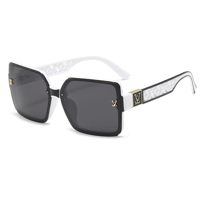 Óculos de Sol Feminino Quadrado Design de Luxo - Vista Frontal - Lojas LA