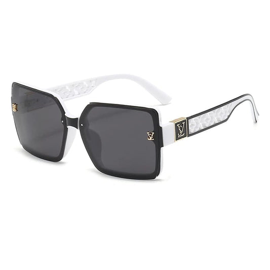 Óculos de Sol Feminino Quadrado Design de Luxo - Vista Frontal - Lojas LA