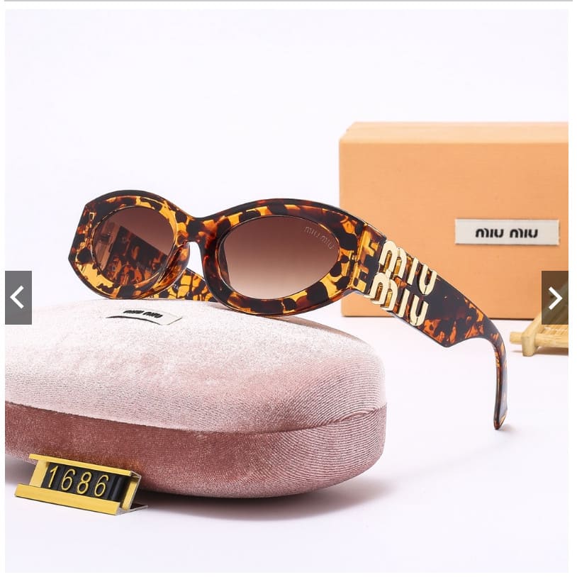 Óculos de Sol Feminino Oval Moda Fashion UV400 - Vista Lateral - Lojas LA