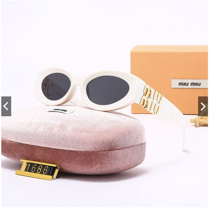 Óculos de Sol Feminino Oval Moda Fashion - Detalhe Armação - Lojas LA