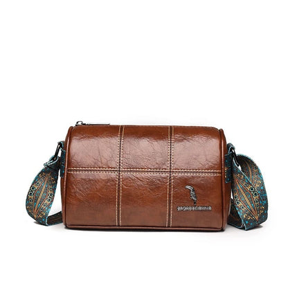 Bolsa de Ombro de Couro para Mulheres de Luxo - Vista Lateral - Lojas LA