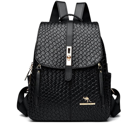Mochila de Couro Luxury para Mulheres Premium - Vista Principal - Lojas LA