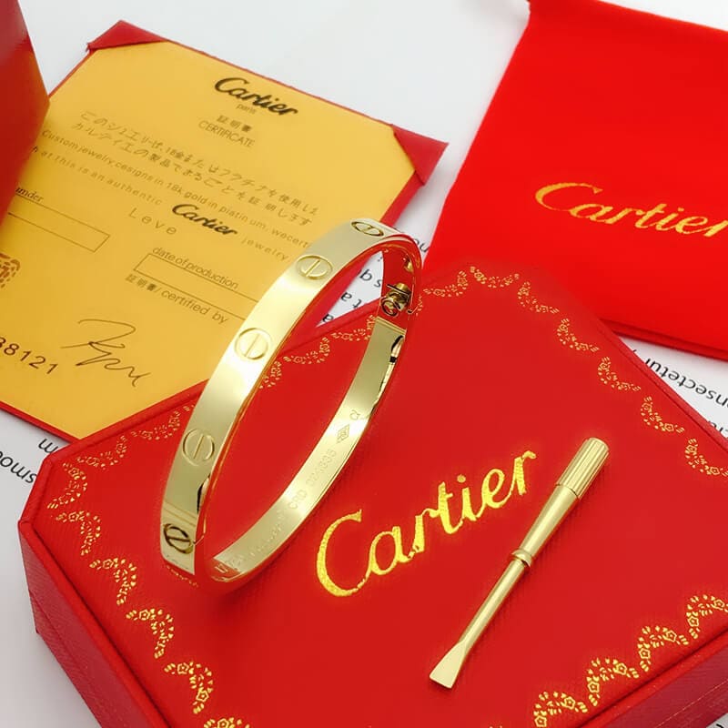 Pulseira Bracelete Feminina Moda Aço Inoxidável - Modelo Dourado - Lojas LA