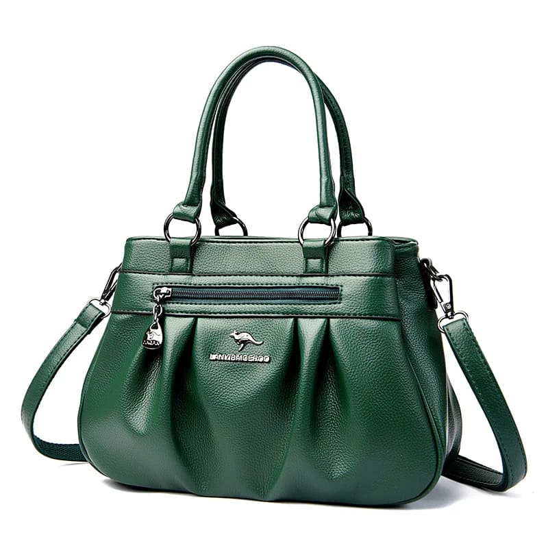 Bolsa de Couro Macio para Mulheres Alta Capacidade - Vista Principal - Lojas LA