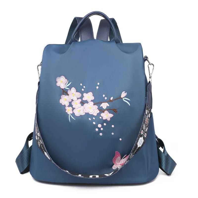 Mochila Feminina Oxford Impermeável — Resistente à Chuva, Espaçosa e Moderna
