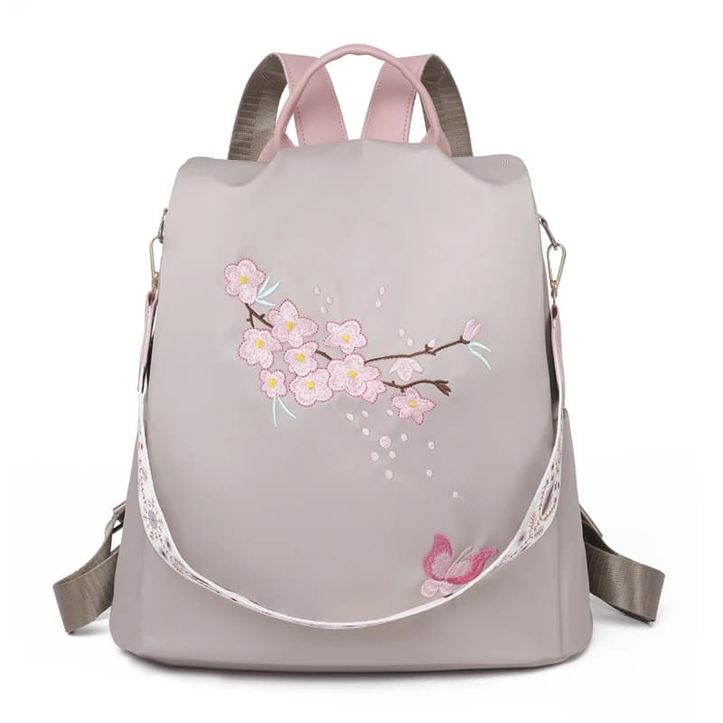 Mochila Feminina Oxford Impermeável — Resistente à Chuva, Espaçosa e Moderna
