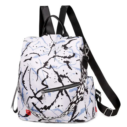 Mochila Feminina Oxford Impermeável — Resistente à Chuva, Espaçosa e Moderna