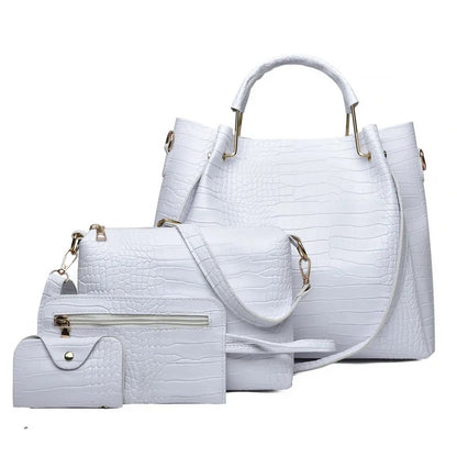 Bolsa de Ombro Grande Capacidade 4 Peças - Vista Lateral - Lojas LA
