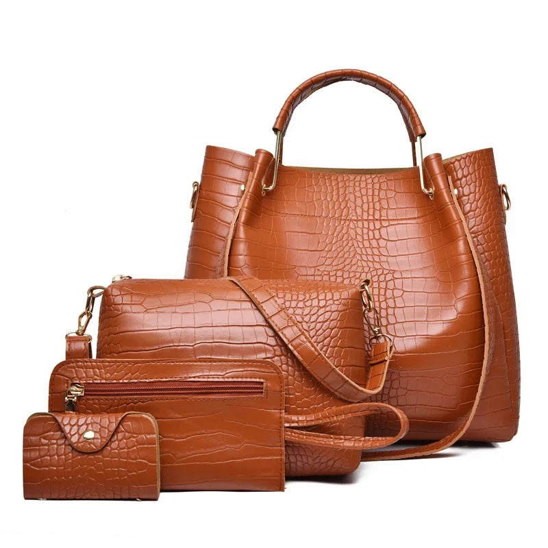 Bolsa de Ombro Grande Capacidade 4 Peças - Detalhe Peças - Lojas LA