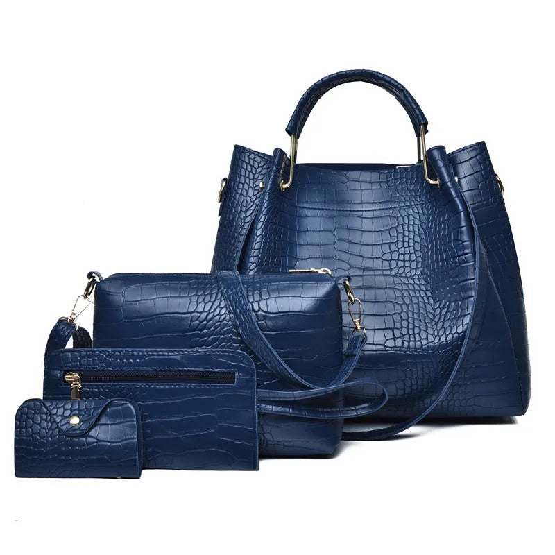 Bolsa de Ombro Grande Capacidade 4 Peças - Vista Conjunto - Lojas LA