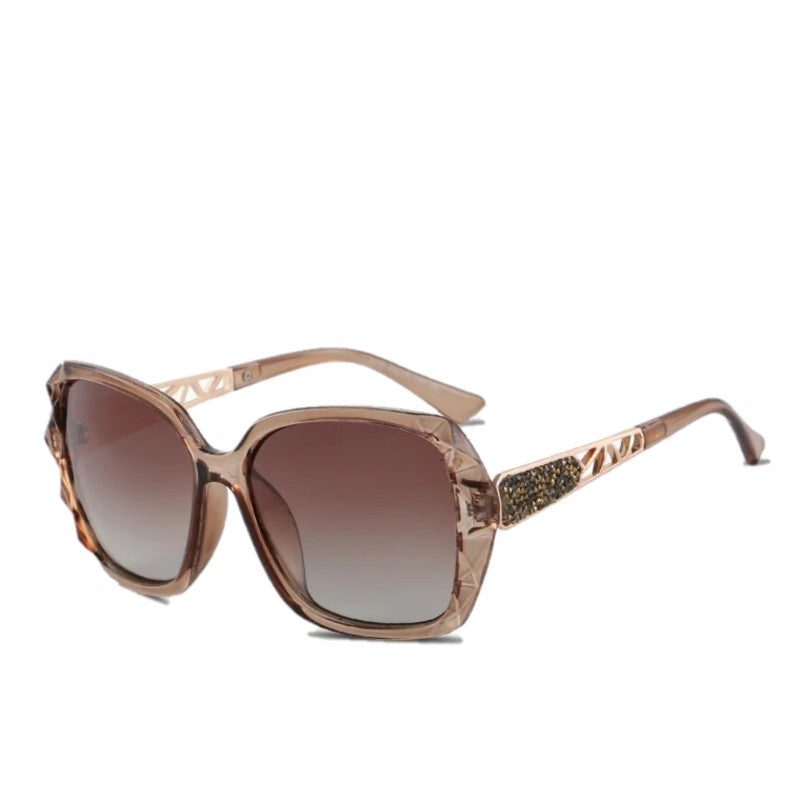 Óculos de Sol Feminino Marca de Moda UV400 - Vista Lateral - Lojas LA