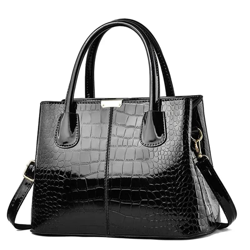 Bolsa de Couro Premium Para Mulheres Alta Capacidade - Detalhe Bolso - Lojas LA