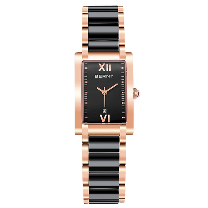 Relógio de Luxo Feminino Preto BERNY - Vista Principal - Lojas LA