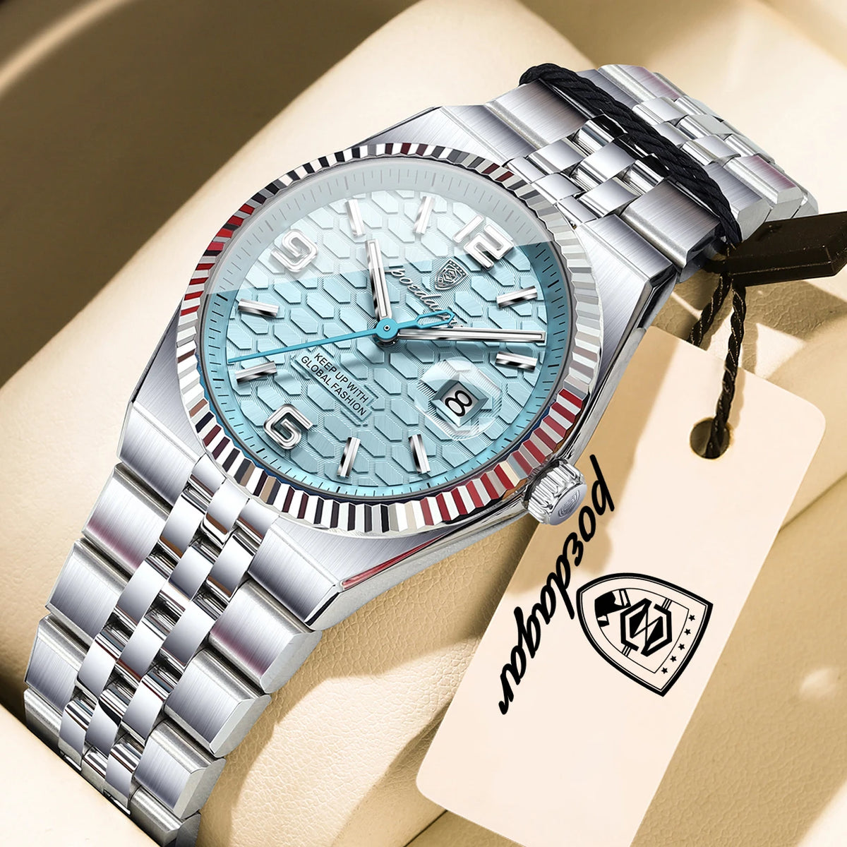Relógio de Pulso Feminino Elegante Prata - Vista Principal - Lojas LA