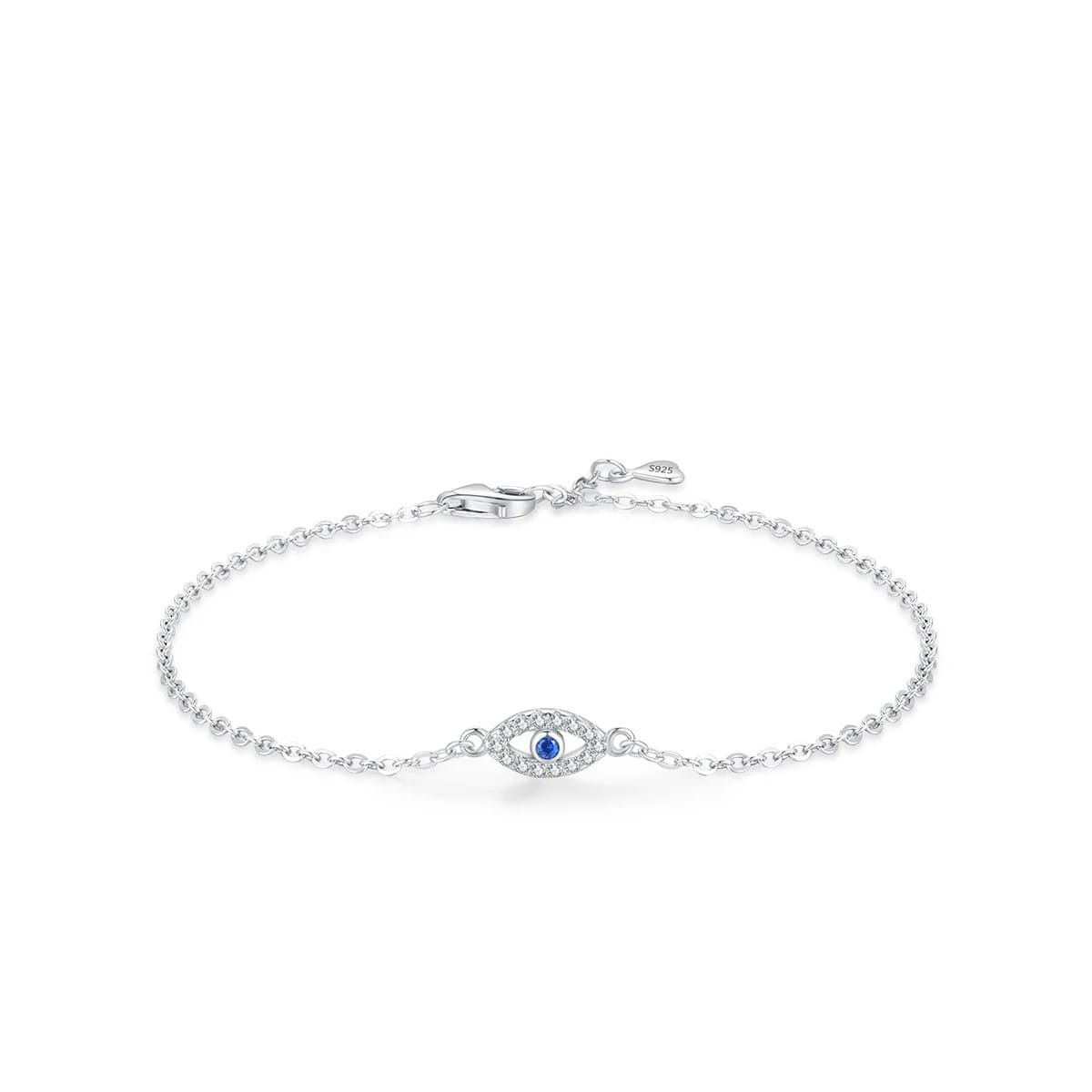Pulseira Prata 925 Esterlina Fashion Fecho Deslizante Ajustável - Versão Prata - Lojas LA