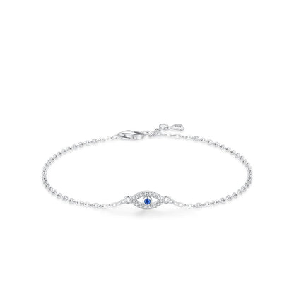 Pulseira Prata 925 Esterlina Fashion Fecho Deslizante Ajustável - Versão Prata - Lojas LA