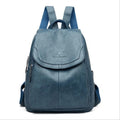 Mochila Vintage de Couro Para Mulheres