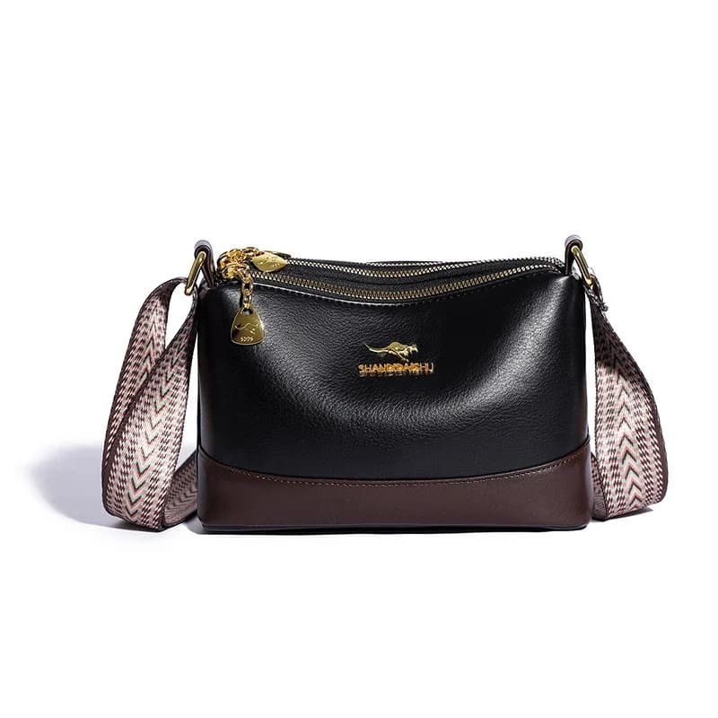 Bolsa de Couro Macio de Luxo Crossbody - Vista Principal - Lojas LA