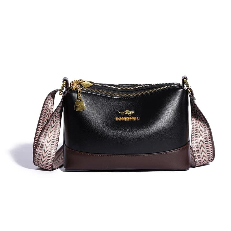 Bolsa de Couro Macio de Luxo Crossbody