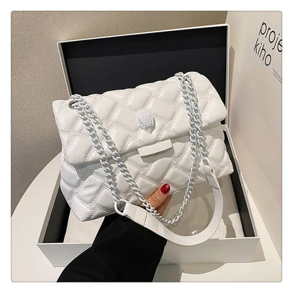 Bolsa Feminina de Couro Crossbody Luxury - Vista Principal - Lojas LA