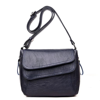 Bolsa de Couro Crossbody Alta Qualidade - Detalhe Fechamento - Lojas LA