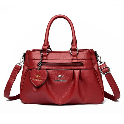 Bolsa de Couro Feminina Moda Atual - Vista Principal - Lojas LA