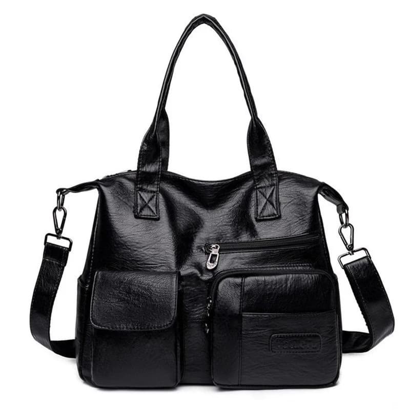 Bolsa de Luxo Crossbody de Couro - Vista Principal - Lojas LA